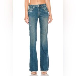 AMO Kick Jeans in Dive Bar Destroy